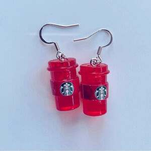 Starbucks Coffee Cup Mini  Earrings